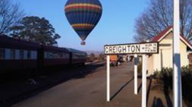 Aloe Steam Train and Hot Air Balloon Festival Creighton